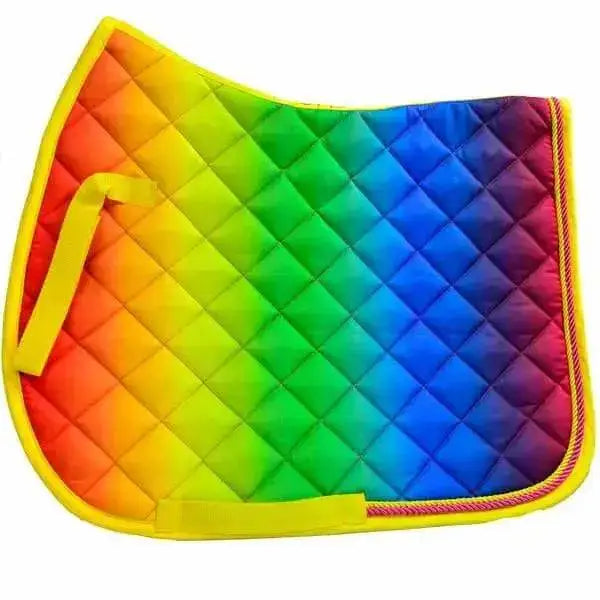 Sheldon Rainbow Saddlecloth Small Pony Saddle Pads & Numnahs Barnstaple Equestrian Supplies