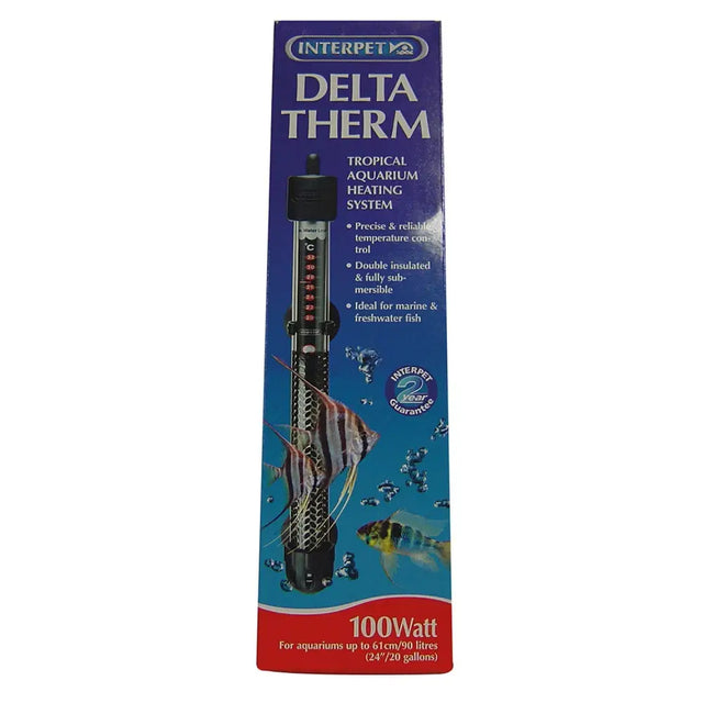 Black and silver shepherdess heater element with temperature gauge thermostatic immersion heater for aquariums 100w