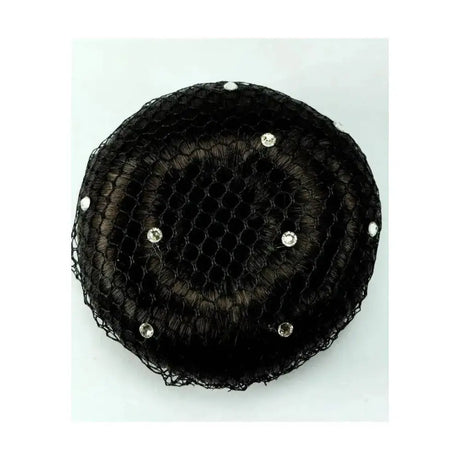 ShowQuest Bun Net with Swarovski Crystals Pack of 5 Black Black Stocks and Ties Barnstaple Equestrian Supplies