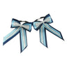 ShowQuest Piggy Bow and Tails Stocks and Ties Navy / Pale-Blue / Silver Barnstaple Equestrian Supplies