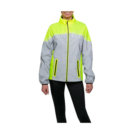 Silva Flash Lightweight Duo Reflective Jacket by Hy Equestrian Yellow/Reflective Silver X Small Hi-Vis Barnstaple Equestrian Supplies