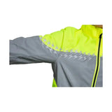Silva Flash Lightweight Duo Reflective Jacket by Hy Equestrian Pink/Reflective Silver X Small Hi-Vis