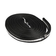 Silva Flash Lunge Rein by Hy Equestrian Black/Reflective Silver Lunge Lines