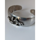 Silver Steed 3D Herd Bangle Bangle