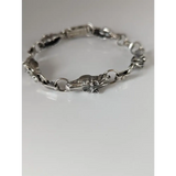 Silver Steed 3D Horse Head Bracelet Bangle