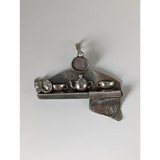 Silver Steed A Cat's Shelf Silver Pendant Pendant