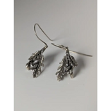 Silver Steed Acorn, Oak Leave Dropped Earrings Earrings