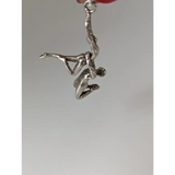 Silver Steed Acrobats Silver Pendant Charms