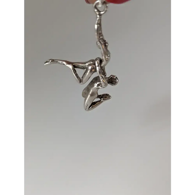 Silver Steed Acrobats Silver Pendant Charms