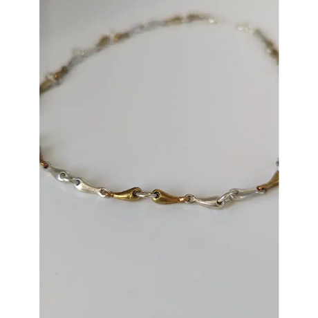 Silver Steed All About Snaffle Necklace Two Tone 43.5cm Necklaces