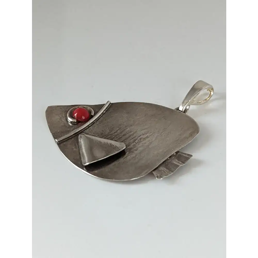 Silver Steed Angel Fish Silver Pendant Pendant