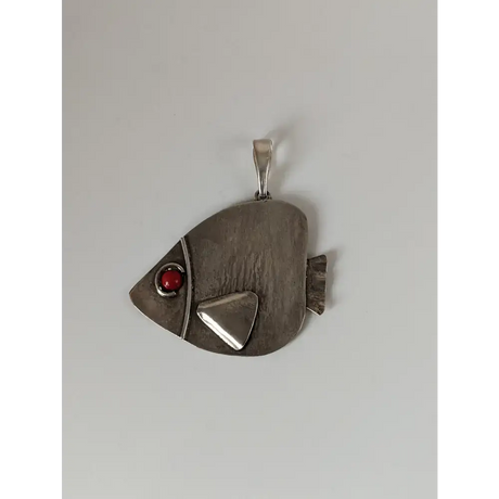 Silver Steed Angel Fish Silver Pendant Pendant