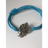 Silver Steed Around the World Bracelet Blue Bracelets