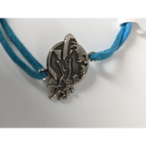 Silver Steed Around the World Bracelet Black Bracelets