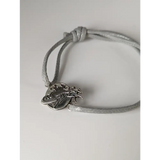 Silver Steed Around the World Bracelet Grey Bracelets