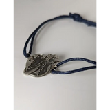 Silver Steed Around the World Bracelet Navy Bracelets