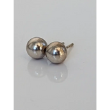 Silver Steed Balls Stud Earrings Earrings