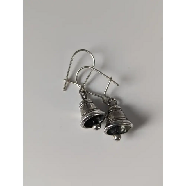 Silver Steed Bells Dropped Earrings Earrings