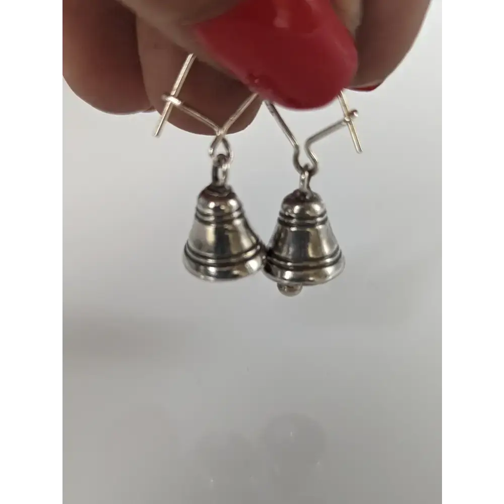 Silver Steed Bells Dropped Earrings Earrings