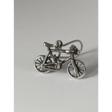 Silver Steed Bicycles Dropped Earrings Earrings