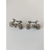 Silver Steed Bicycles Stud Earrings Earrings