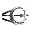 Silver Steed Big Horseshoe Bangle full silver size small Bangle