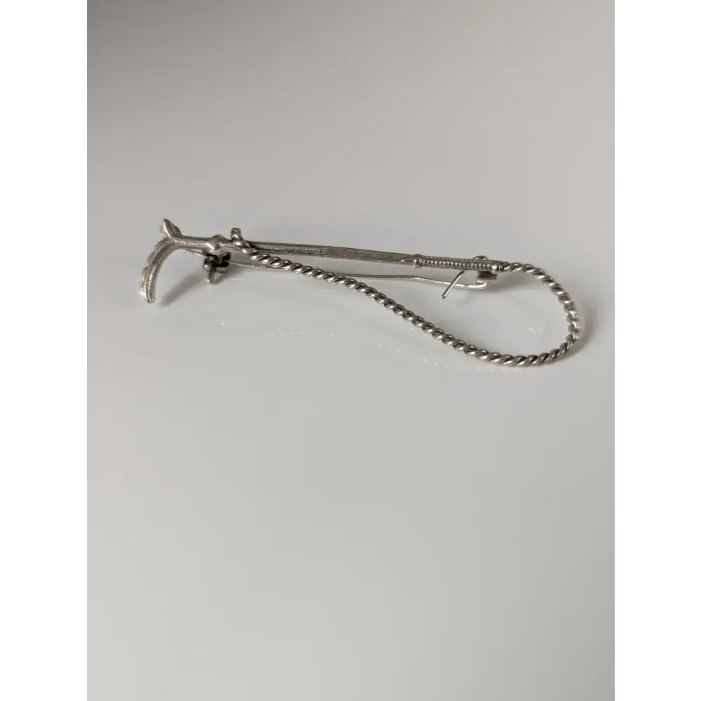 Silver Steed Cane Brooch / Stock Tie Pin Brooches