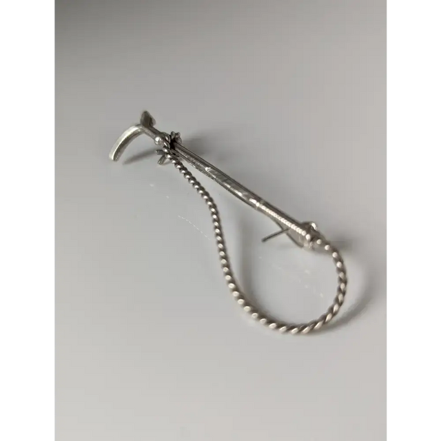 Silver Steed Cane Brooch / Stock Tie Pin Brooches