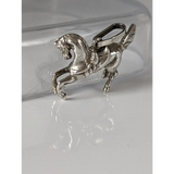 Silver Steed Carousel Horse Silver Pendant Pendant