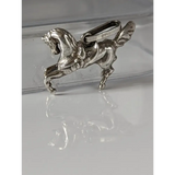 Silver Steed Carousel Horse Silver Pendant Pendant