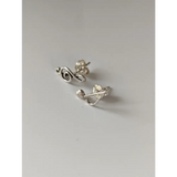 Silver Steed Celf & Note Stud Earrings Earrings