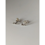 Silver Steed Celf & Note Stud Earrings Earrings
