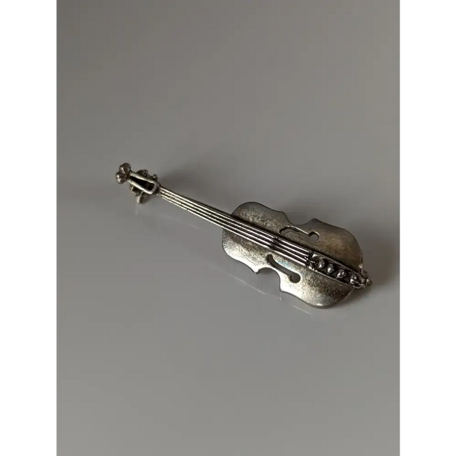 Silver Steed Cello Silver Brooch Brooches