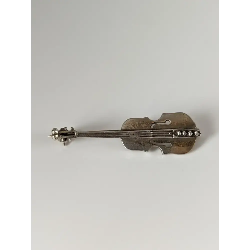 Silver Steed Cello Silver Brooch Brooches