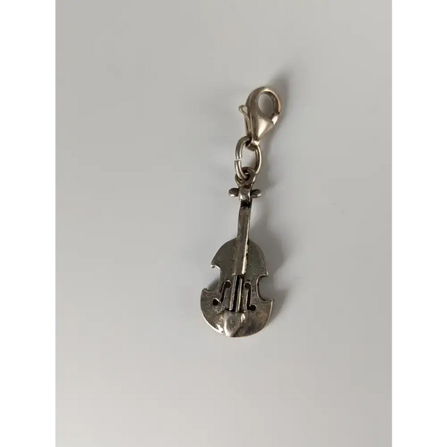 Silver Steed Cello Silver Charm Charms