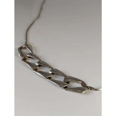Silver Steed Chain Link Necklace Necklaces