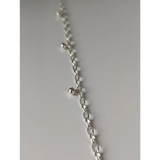 Silver Steed Chain with Ball Charms Silver Bracelet A 19CM Bracelets