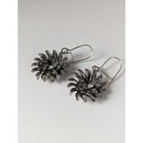 Silver Steed Chrysanthemum Dropped Earrings Earrings