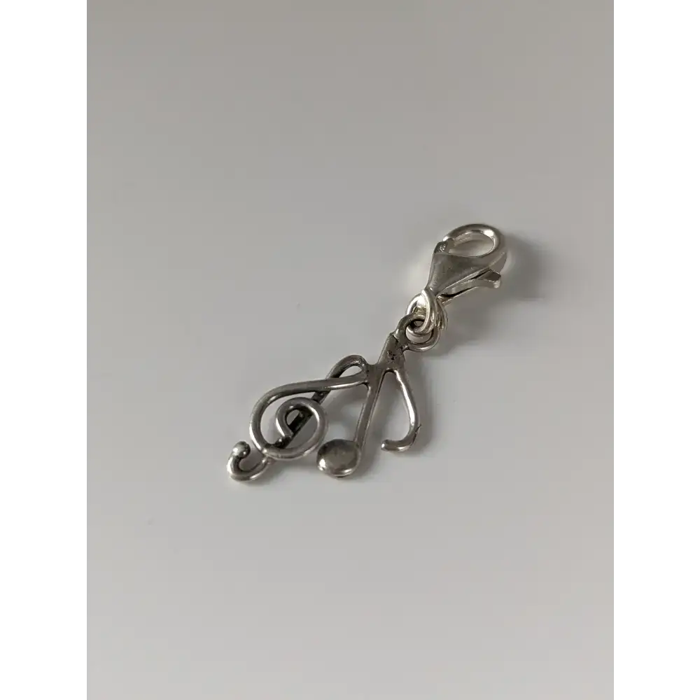 Silver Steed Clef & Note Silver Charm Charms
