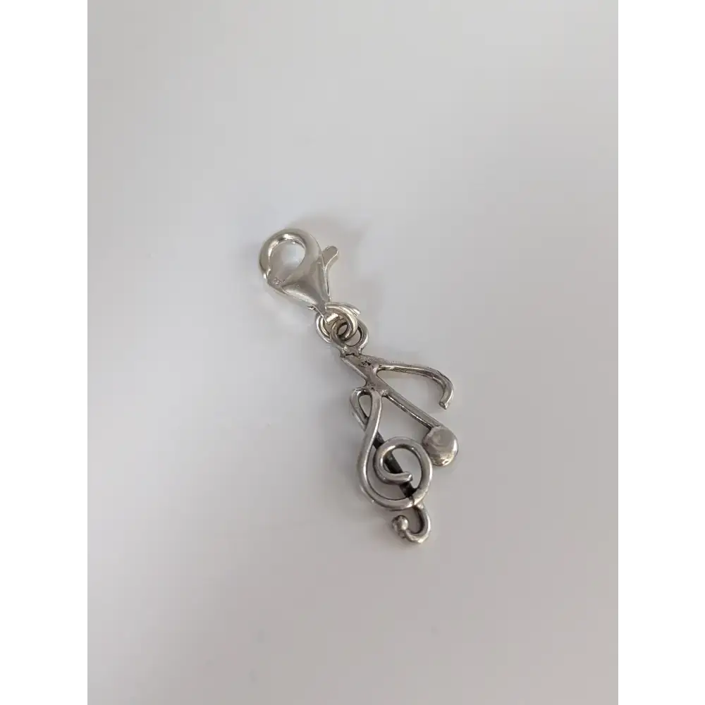 Silver Steed Clef & Note Silver Charm Charms