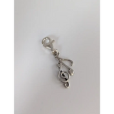 Silver Steed Clef & Note Silver Charm Charms