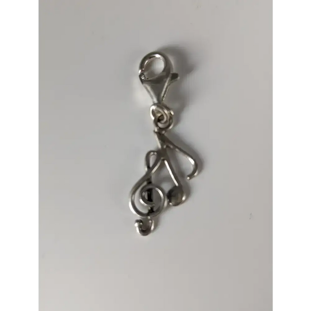 Silver Steed Clef & Note Silver Charm Charms
