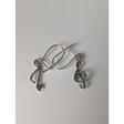 Silver Steed Clef & Note Dropped Earrings Earrings
