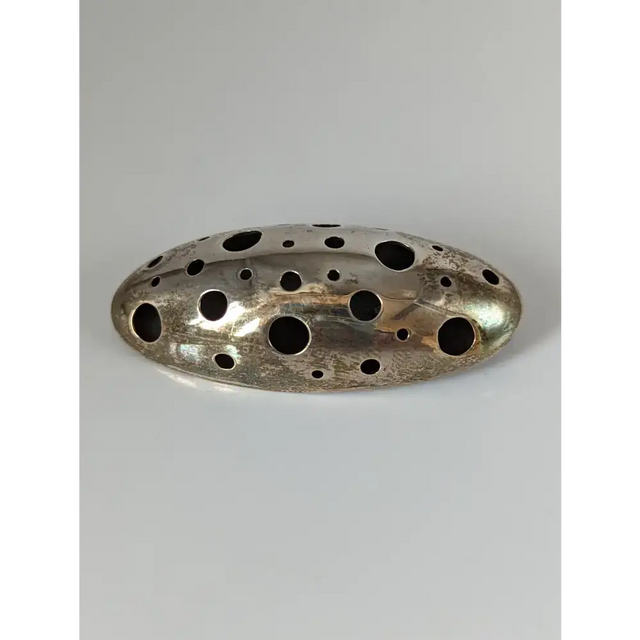 Silver Steed Coral Silver Brooch Brooches