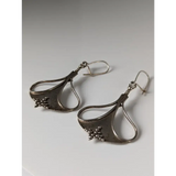 Silver Steed Crest Dropped Earrings Earrings