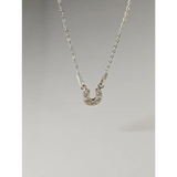 Silver Steed Crystal Horseshoe Necklace Necklaces