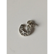 Silver Steed Crystal Horseshoe zirconnia Silver Pendant Pendant