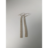 Silver Steed Curtain Dropped Earrings Earrings