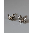 Silver Steed Dalmation Silver Stud Earrings Earrings