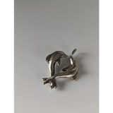 Silver Steed Dancing Dolphins Silver Pendant Pendant